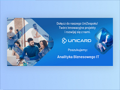 JobOffer Unicard banner banner ad design digital graphicdesign graphics joboffer
