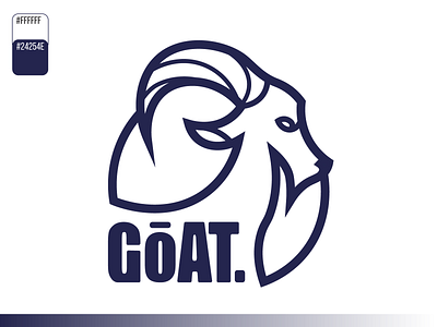 Goat Logo branding design graphic design logo typography ux vector