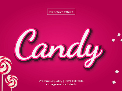 Candy Text Effect text effect typography