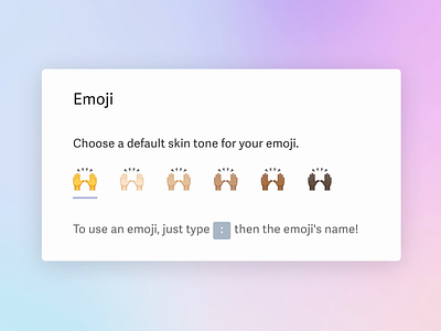 Superhuman — Personalize Your Emoji animation email emoji skintone superhuman
