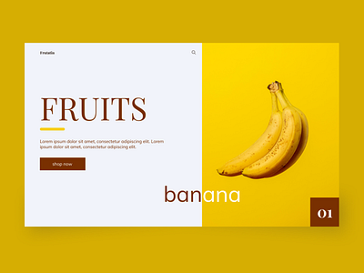 Frutatin design typography ui uidesign uiux ux web