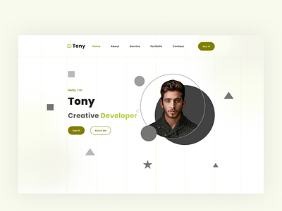 A freelance Hero Section design ui uidesign uiux ux web