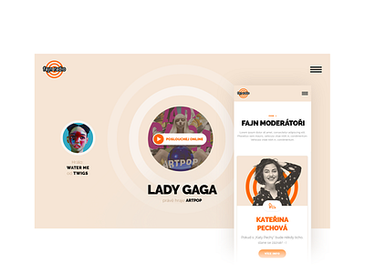 Website Design: Fajn Radio