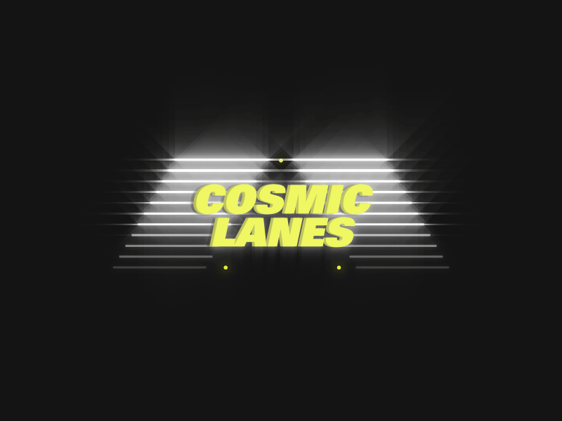 [GIF] Retro Futurism 1980s after effects animation bowling com truise cosmic lanes gif graphic design loop tropicalbert