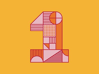 36 Days of Type — 1 2d animation 36days 36daysoftype 36daysoftype 1 after effects animated animation animation 2d colors design geometric gif graphic design illustration lettering loop motion motion design motion graphics typography