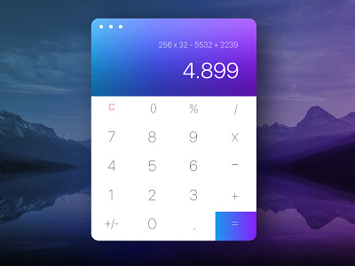 Daily UI 04 - Calculator