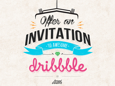 Invitation Dribbble 1 dribbble invit invitation