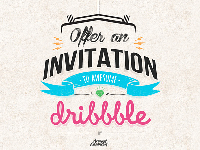 Invitation Dribbble