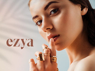 EZYA branding branding french jewel jewellery logo