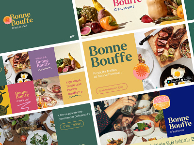 Bonne Bouffe Branding branding color food food and drink logo visual visual identity