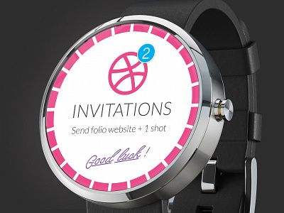 Invitations on Dribbble invitation offer