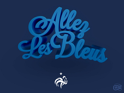 Allez les bleus ! fan art france worldcup