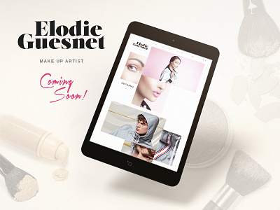 Elodie Guesnet Showcase comingsoon design homepage ui ux website