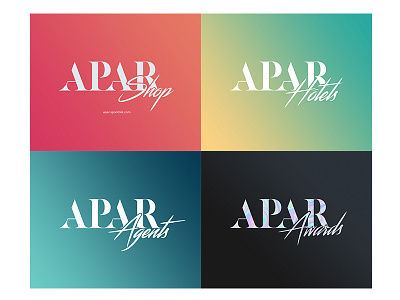 APAR Family logo logotype visual identity wip