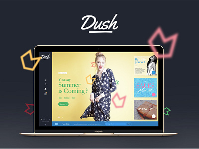 Dush Shopify Theme homepage shopify theme wip