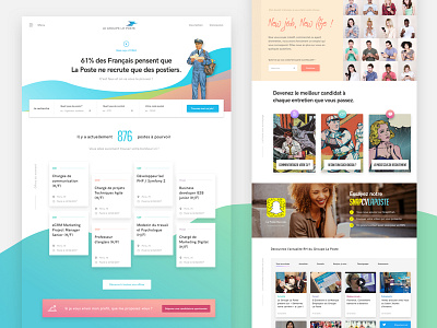 Le Groupe La Poste adyax rfp ui ux webdesign