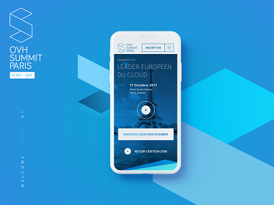 Ovh Summit website adyax ovh ui ux webdesign