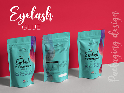 brand identity & packaging design for Sky Glue professional USA branding graphic design pack packaging design