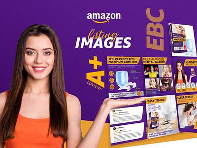 Amazon Product EBC/A+ Content (Dental Guard) amazon listing infographic