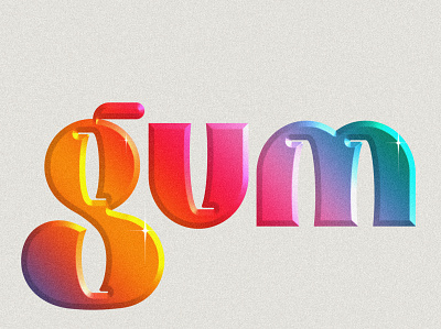 G for gum design flat graphic design illustration logo vector