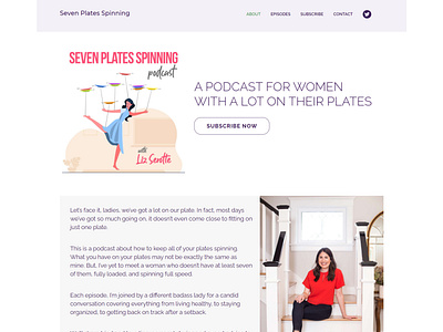 Seven Plates Spinning Wordpress site