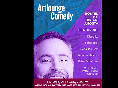 Artlounge Comedy show poster