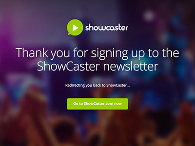 ShowCaster Email Confirmation