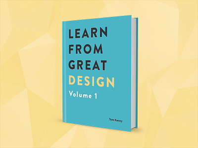 Learn from Great Design Volume 1 Cover Design book brandon grotesque cover minimal