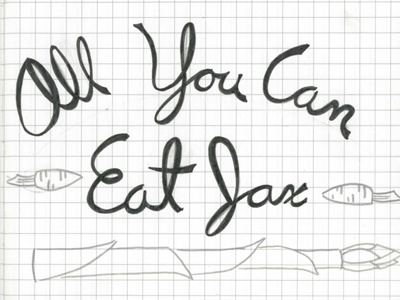 All You Can Eat Jax Logo Sketches