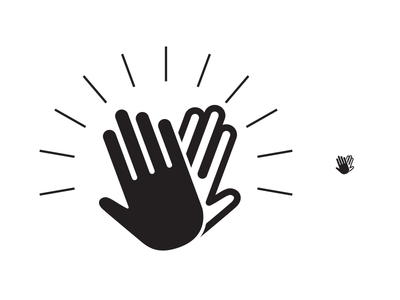 High Five Icon WIP by Sean Collins - Dribbble