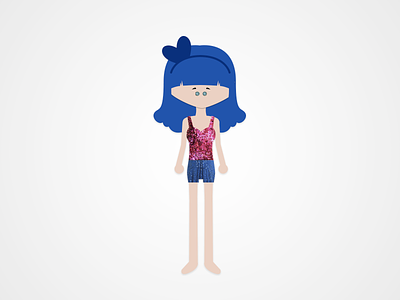 Katy Perry blue california cartoon flat design girls heart illustration katy perry music pink sequin vector