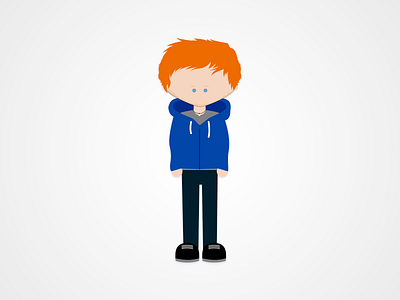 Ed Sheeran cartoon celebrity character ed ed sheeran flat design icon music musician red hair sheeran singer