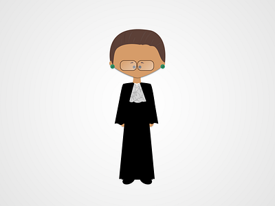 I don’t normally get political, but Ruth is on another level. caricature character drawing equality flat design graphic lgbt lovewins notoriousrbg pride ruth ginsburg supreme court