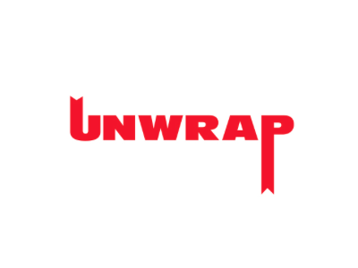 Unwrap graphic design logo toronto typography