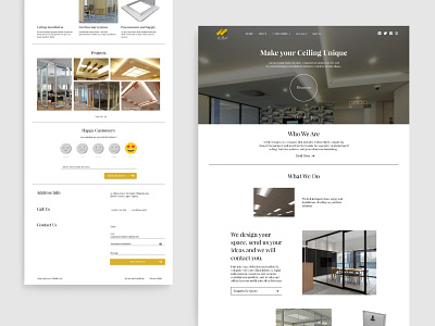 MBold - A Ceiling Installation Store app branding design ui ux web website