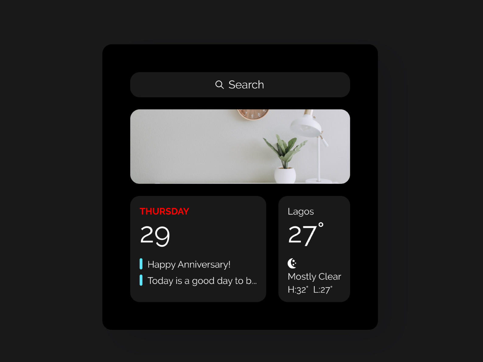 Dark Theme Ui Card by Osikabor Emmanuel on Dribbble