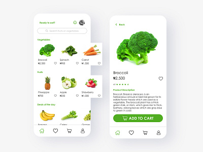Shop Vegetables and Fruits app design ecommerce app ecommerce design ecommerce shop shopping app ui ux