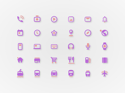 Icon Set icon icon set icons icons pack iconset purple purple icon