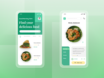 Food App by Romadhona Ighfirlyan on Dribbble