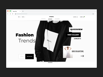 Mega Ecommerce Fashion Concept