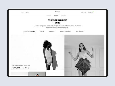 Mega Ecommerce Fashion Concept