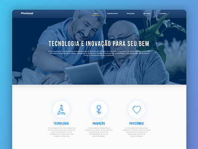 Website - Physiomed - Redesign color icon in process project redesign site uiux user interface website