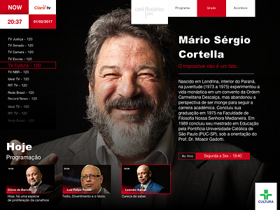 Claro TV Web by Damião Vieira on Dribbble