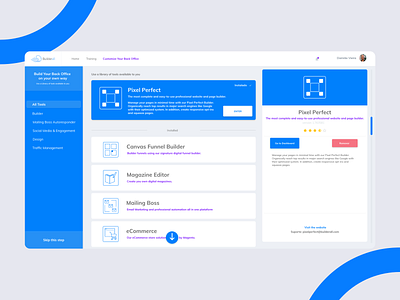 Office Builderall Plataform Marketing - Library Tools by Damião Vieira on  Dribbble