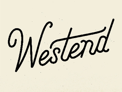 Westend boat illustration lettering sail skript texture typography westend