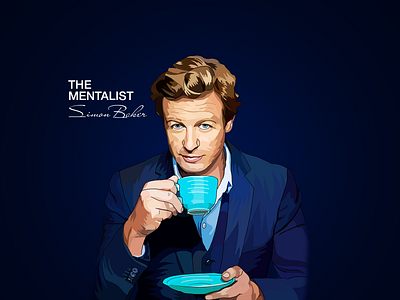 The Mentalist design illustration movie poster the mentalist