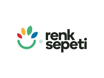 RenkSepeti.com Logo black blue brand design branding identity color colorful design designer emblem green logo logo design red yellow