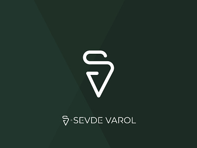 Sevde Varol Logo alphabet branding branding design clean design dark green design logo logo design logotype