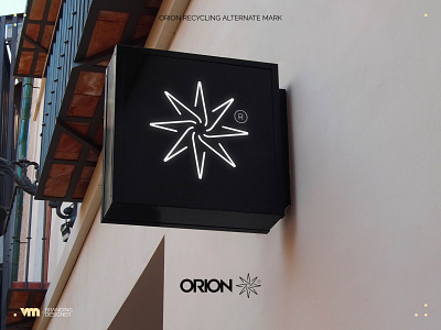 Orion Recycling Alternate Mark - Logo Design brand brand design branding branding design corporate design designer logo logo design logo designer mark orion