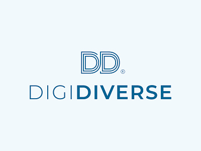 DIGIDIVERSE New Logo Design alphabet brand branding design design logo logo design monogram